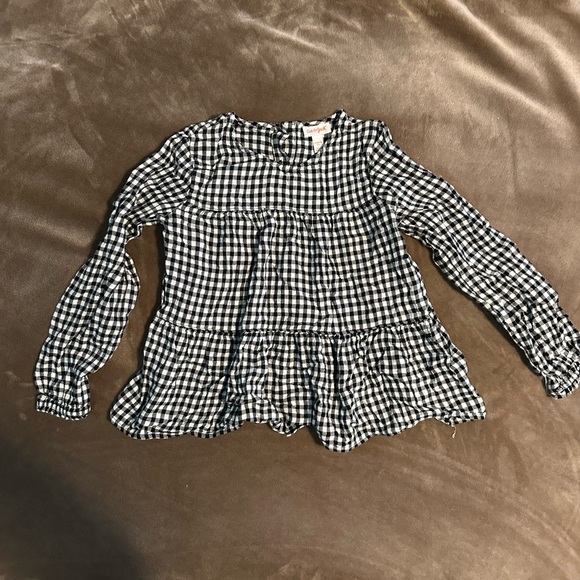 Cat & Jack Girls Plaid Shirt - Picture 3 of 4